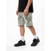 Waimea cherubs rhinestone denim shorts by WAIMEA