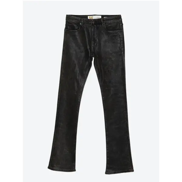 Waimea clean stacked coated denim - DENIM