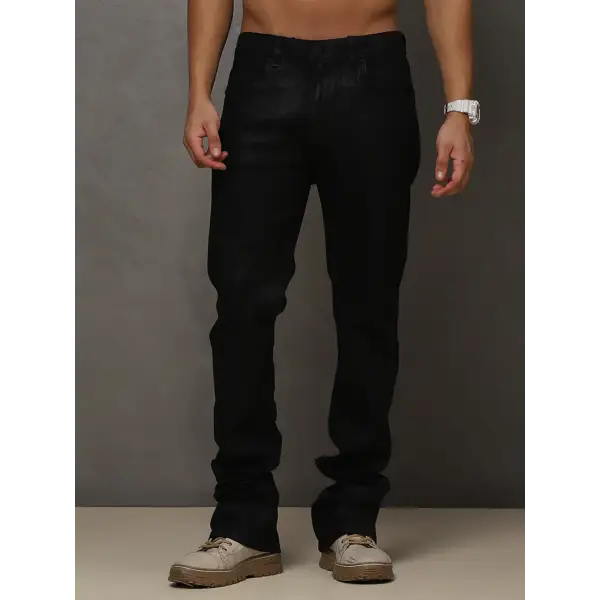 Waimea clean stacked coated denim - DENIM