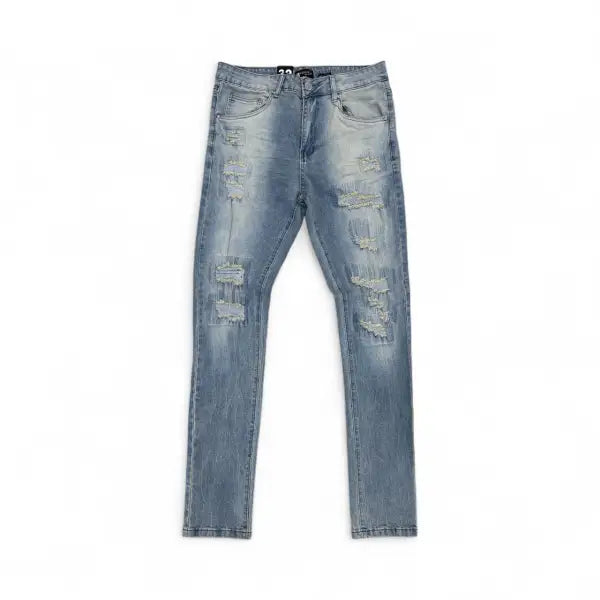Waimea distress bleach wash denim - DENIM
