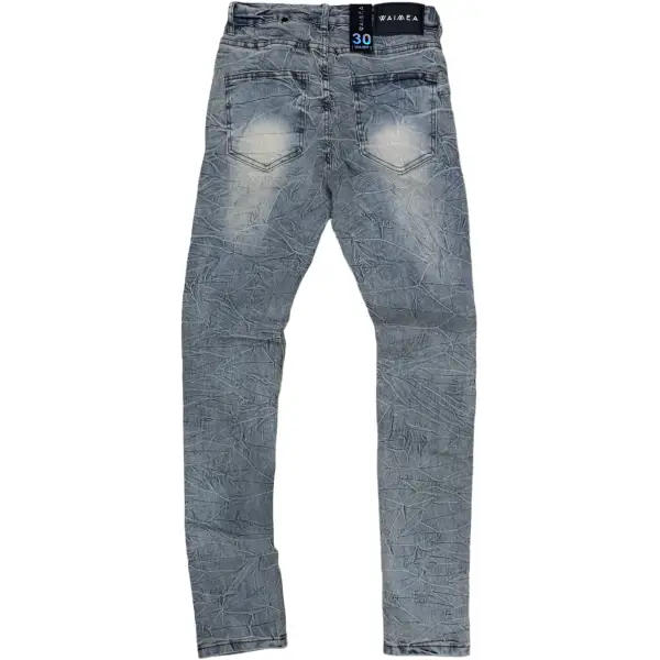 Waimea distress crackle denim - DENIM