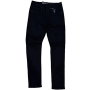 Waimea distress jet black denim - DENIM
