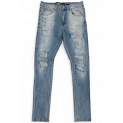 Waimea distress stone wash denim - DENIM