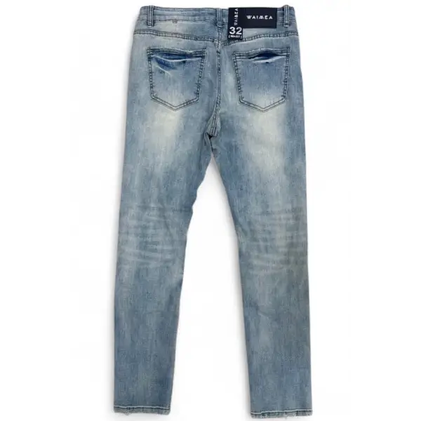 Waimea distress vintage wash denim - DENIM