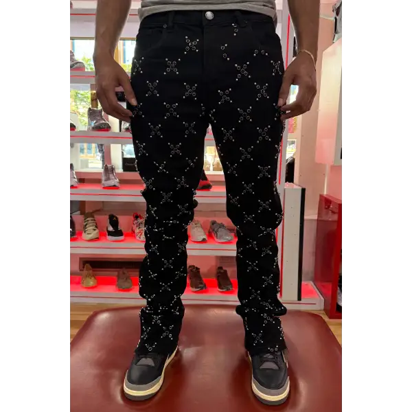 Waimea embellish stacked denim - DENIM