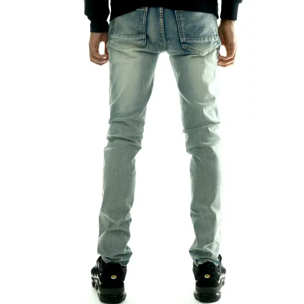 Waimea Knee Ripped Washed Denim - City Swag USA 