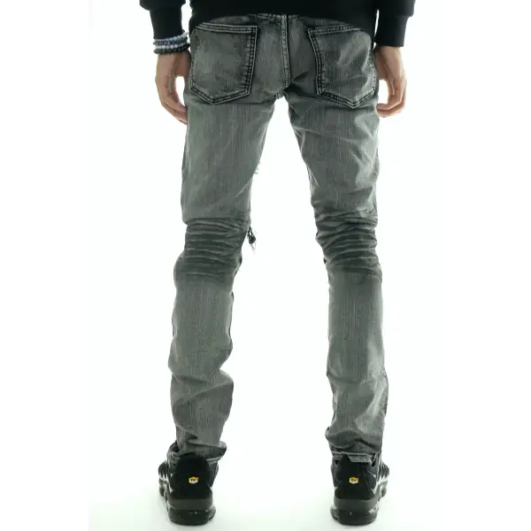 Waimea Ripped Black Backing Denim - City Swag USA 