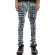 Waimea Ripped Destroyed Stacked Denim - ECtrendsetters