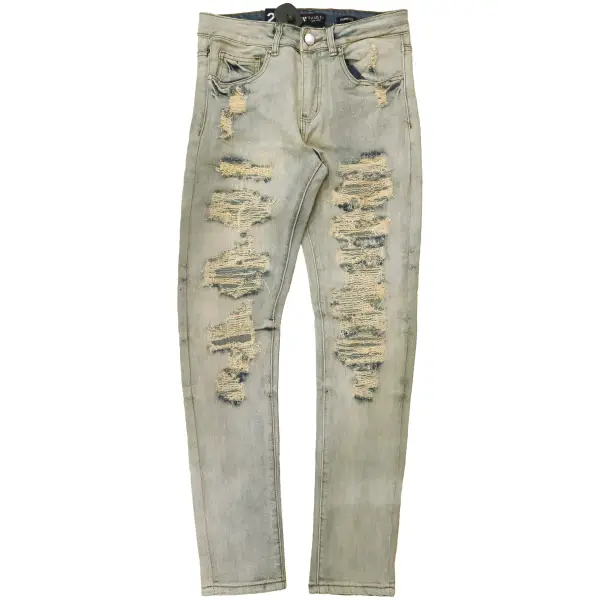 Waimea ripped repaired denim - DENIM