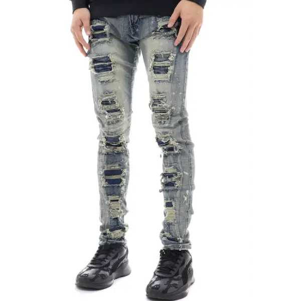 Waimea Ripped Slashed Denim - ECtrendsetters