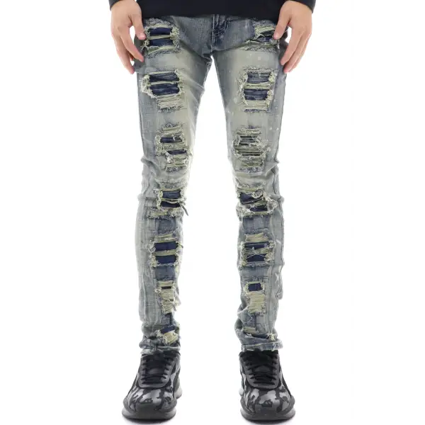 Waimea Ripped Slashed Denim - ECtrendsetters