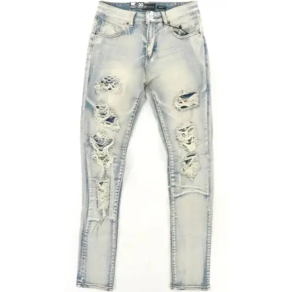 Waimea ripped slashed denim - DENIM