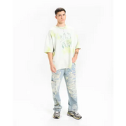 Waimea ripped splatter baggy denim - DENIM