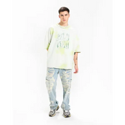 Waimea ripped splatter baggy denim - DENIM