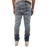 Waimea skinny fit lightly crackle distressed denim - DENIM