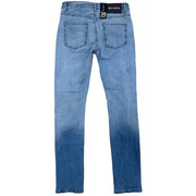 Waimea skinny fit lightly crackle distressed denim - DENIM