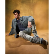 Waimea studded cathederal denim - DENIM