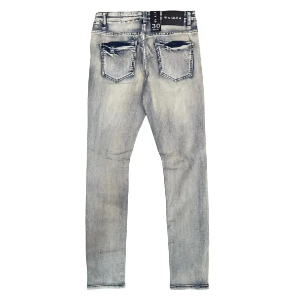 Waimea teared slashed denim - DENIM