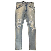 Waimea teared slashed denim - DENIM