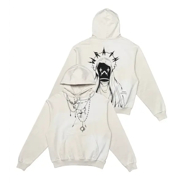 Wrathboy mother mary crown hoodie - HOODIE