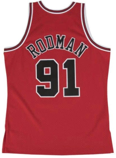 Mitchell & Ness NBA Swingman Road Jersey Bulls 97 Rodman - ECtrendsetters