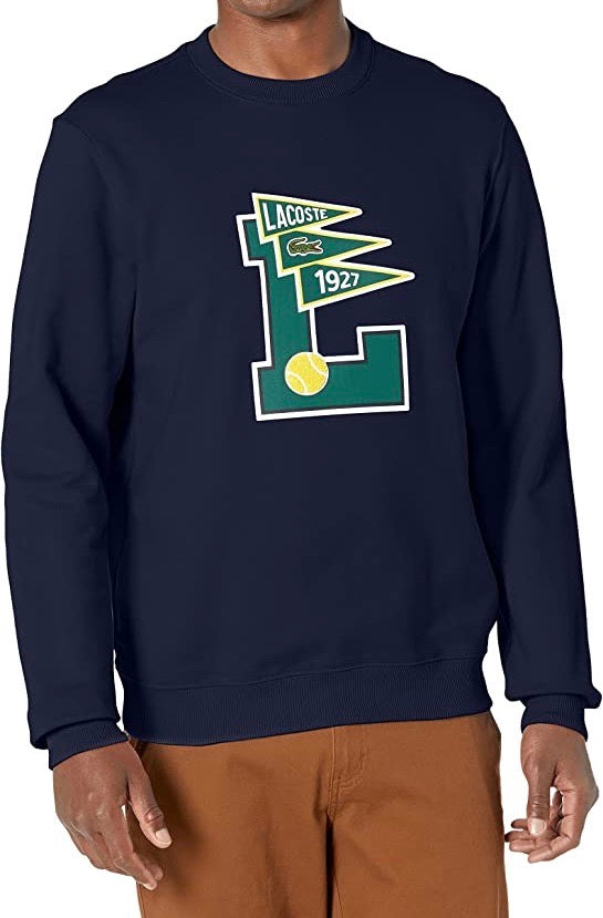 Lacoste Large L On Chest Crewneck - ECtrendsetters