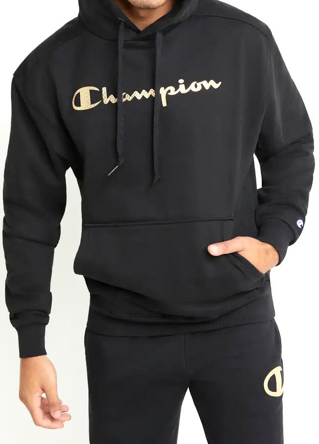 Champion Shinny Logo Super Fleece Hoodie - ECtrendsetters