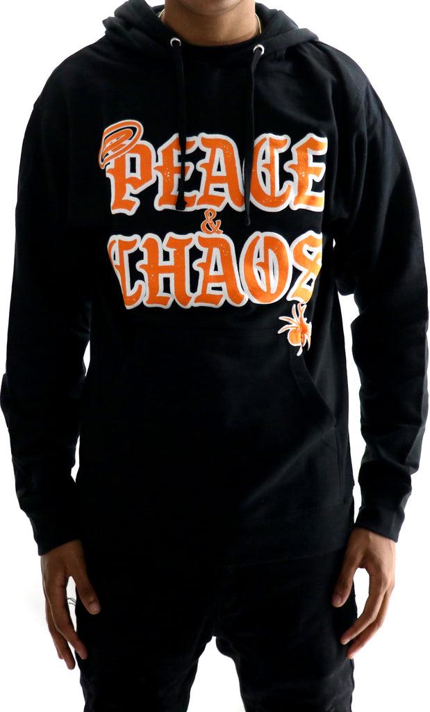 Peace And Chaos Signature Logo Hoodie - ECtrendsetters