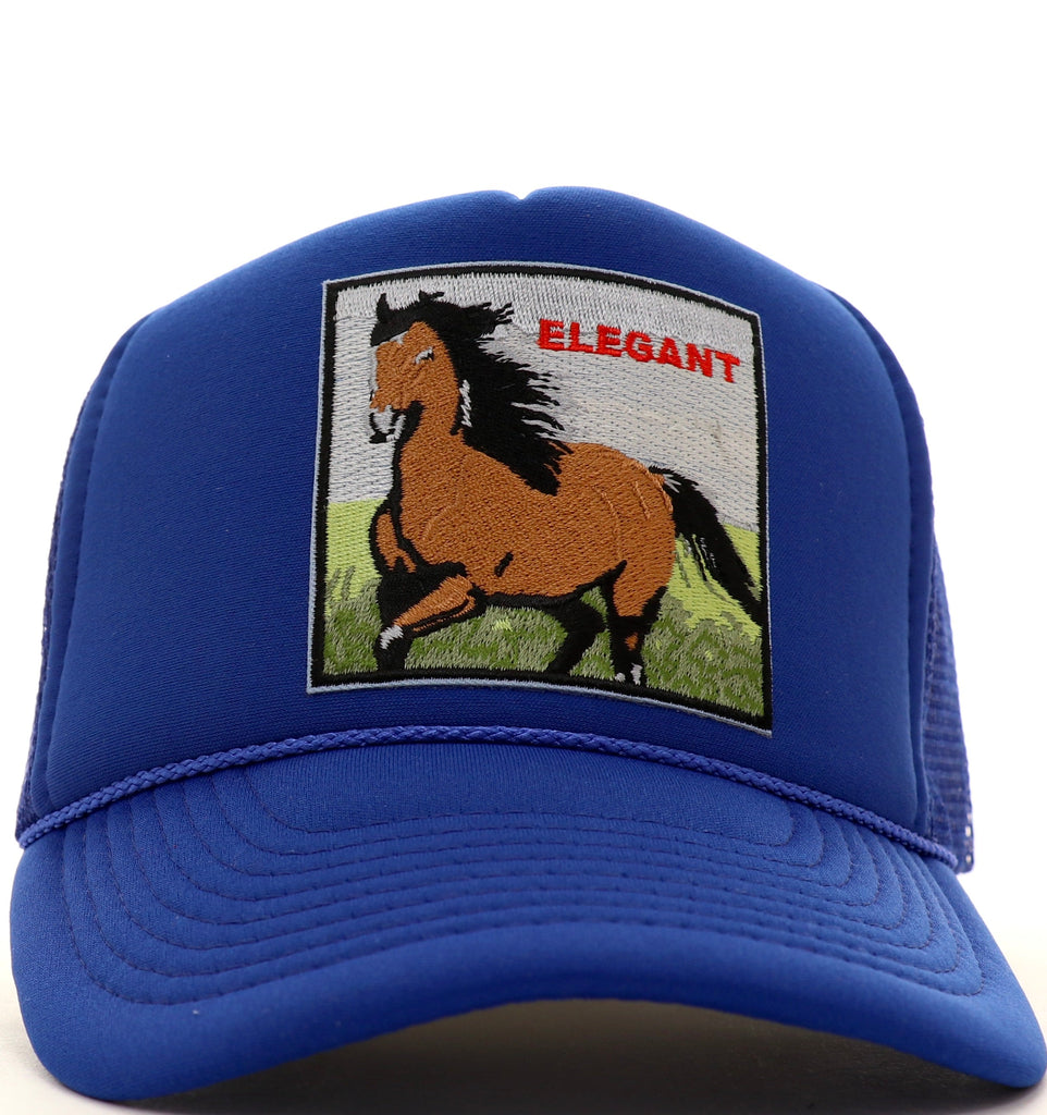 Mv Try Elegant Horse Trucker Hat - ECtrendsetters
