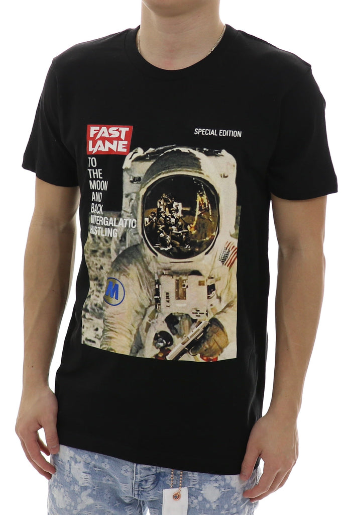 Fast Lane To The Moon T-Shirt - ECtrendsetters