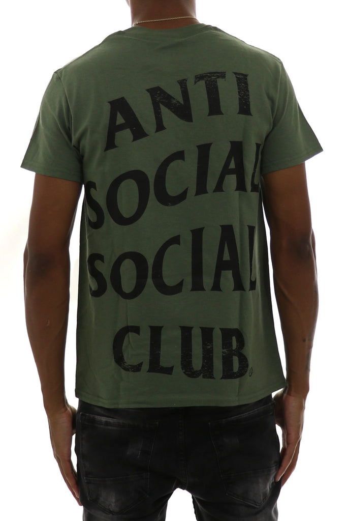 Anti Social Undefeated Excessive Army T-Shirt - ECtrendsetters