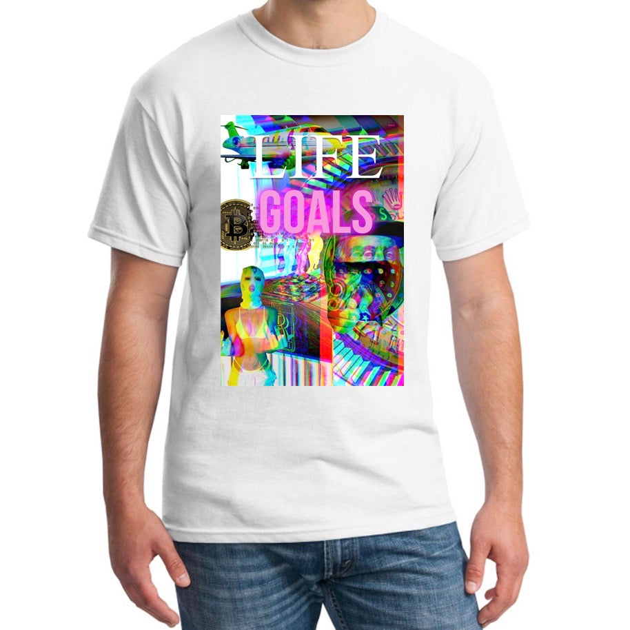 Fast Lane Life Goals T-Shirt - ECtrendsetters